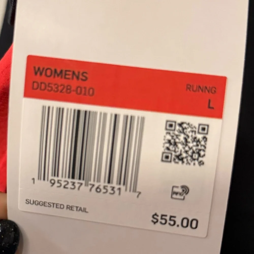 Nike NEW Running Division Black Shorts with Red Highlights NWT Size Large (L)